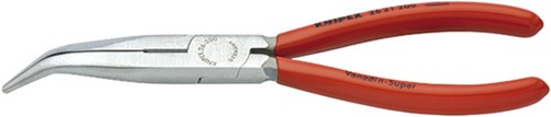 Knipex fladtang med sideskærer sort atramenteret 200 mm - 2621200