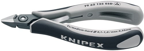 Knipex præcisionselektronik sideskæretang esd poleret 125 mm - 7962125esd