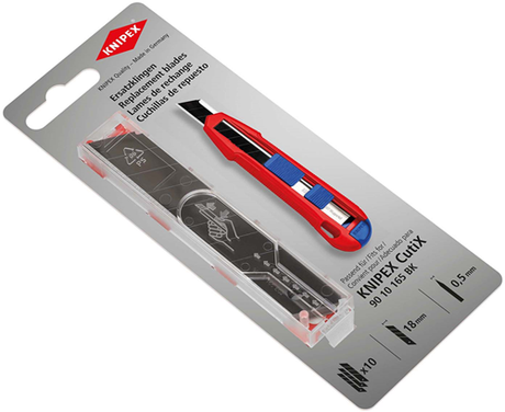 Knipex ersatz klinger cutix reserve klinger, 10 stk. f. 62878012