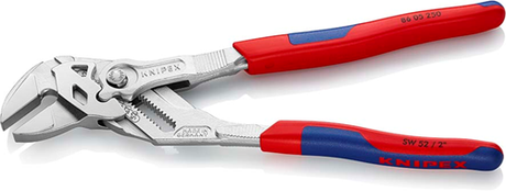 Knipex nøgletang | 250mm længde | tang og skruenøgle i ét | multi-komponent håndtag - 86 05 250 sb