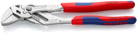 Knipex nøgletang | 250mm længde | tang og skruenøgle i ét | multi-komponent håndtag - 86 05 250 sb