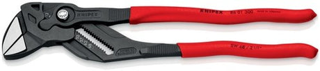 Knipex nøgletang | længde 300 mm sort fosfateret | vingefang 68 mm plastkappe | 1 stk - 86 01 300 - 86 01 300