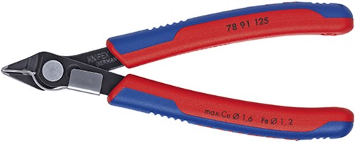 Knipex sideskæretang 64 hrc + trådklemme 125 mm - 7891125