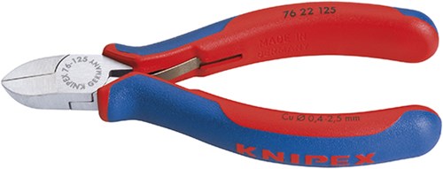 Knipex sideskæretang til elektromekanik | forsænket hængsel | 125 mm - 7622125
