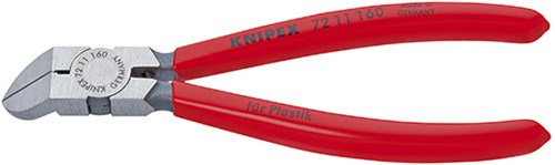 Knipex sideskæretang til plast | 45 gr. | 160 mm | 7211160 - 7211160