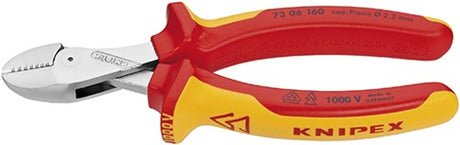 Knipex sideskæretang | x-cut | forkromet | 160 mm | vde | 7306160 - 7306160
