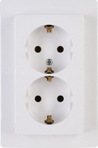 Kopp hk05 arctic white indbygget fatning ra double - 4621520
