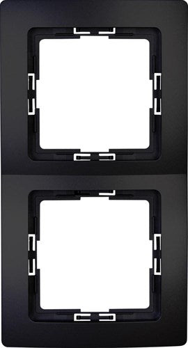 Enzo kopp hk05 mat sort 2-fold dækramme - 4621740