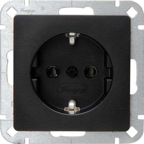 Enzo kopp hk05 mat sort indbygget fatning ra - 4621690