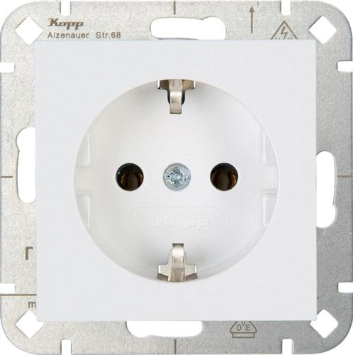 Enzo kopp hk07 ren mat hvid indbygget fatning ra - 4624100