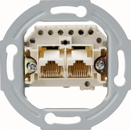 Kopp indbygget enhed isdn cat5 2-fold