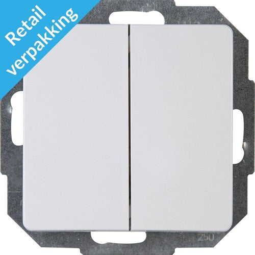 Kopp paris arctic white omskifter + vippe - 4625002
