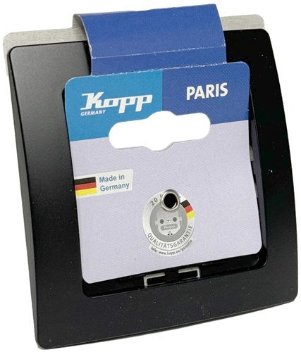 Enzo kopp paris mat sort 1-fold dækramme - 4625330