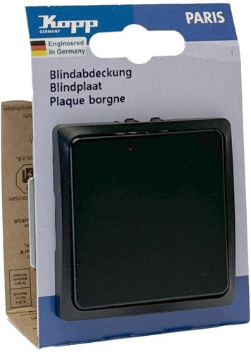 Kopp paris mat sort blindplade - 4625250