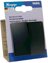 Kopp paris mat sort serie switch + rocker - 4625220