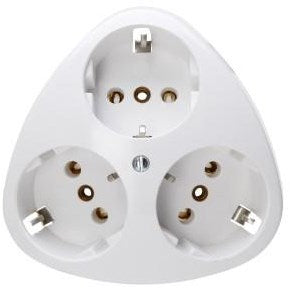 Enzo Kopp fatning RA indbygget 3-vejs Artic hvid - 4677041