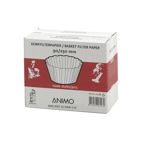 Animo kurv filterpapir 90 250 mm (1000 stk.)