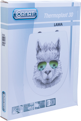 Cornat toiletsæde termoplastisk sc lama 3d xx - ksdsc150