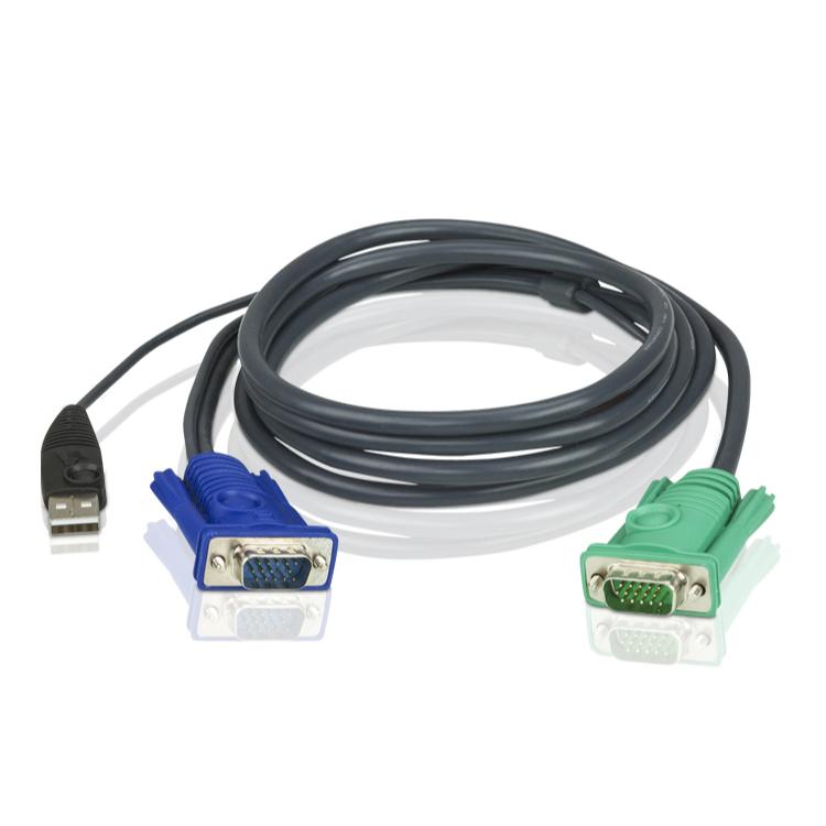 KVM kabel - VGA USB