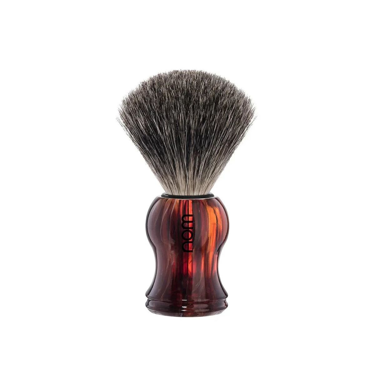 Nom badger hair havana barberbørste