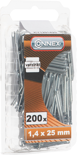 Connex fodliste søm 1,4x25 200 stk vz - ky1201425