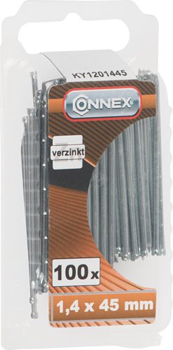 Connex fodliste søm 1,4x45 100 stk vz - ky1201445