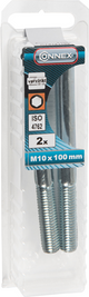 Connex sekskant bolt cy m10x100 * 2 vz - ky4121100