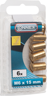 Connex ærmemøtrik m6x15 6 stk ms - ky4330615