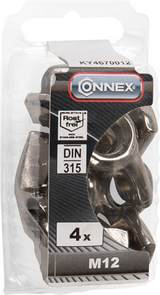 Connex vingemøtrik m12 4stk a2 - ky4670012