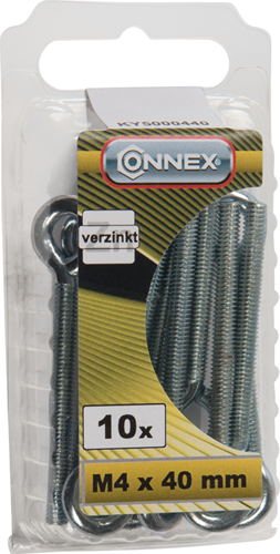 Connex øjebolt m4x40 10 stk vz - ky5000440