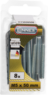 Connex klemmebolt m5x50 8 stk vz - ky5050550