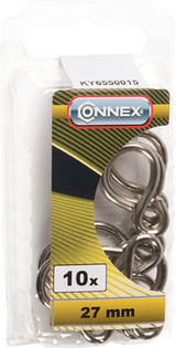 Connex s-krog lukket 27 mm 10 stk ni - ky6550015