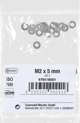 Connex skive flad m2x5 vz 20 stk - kyb4190001