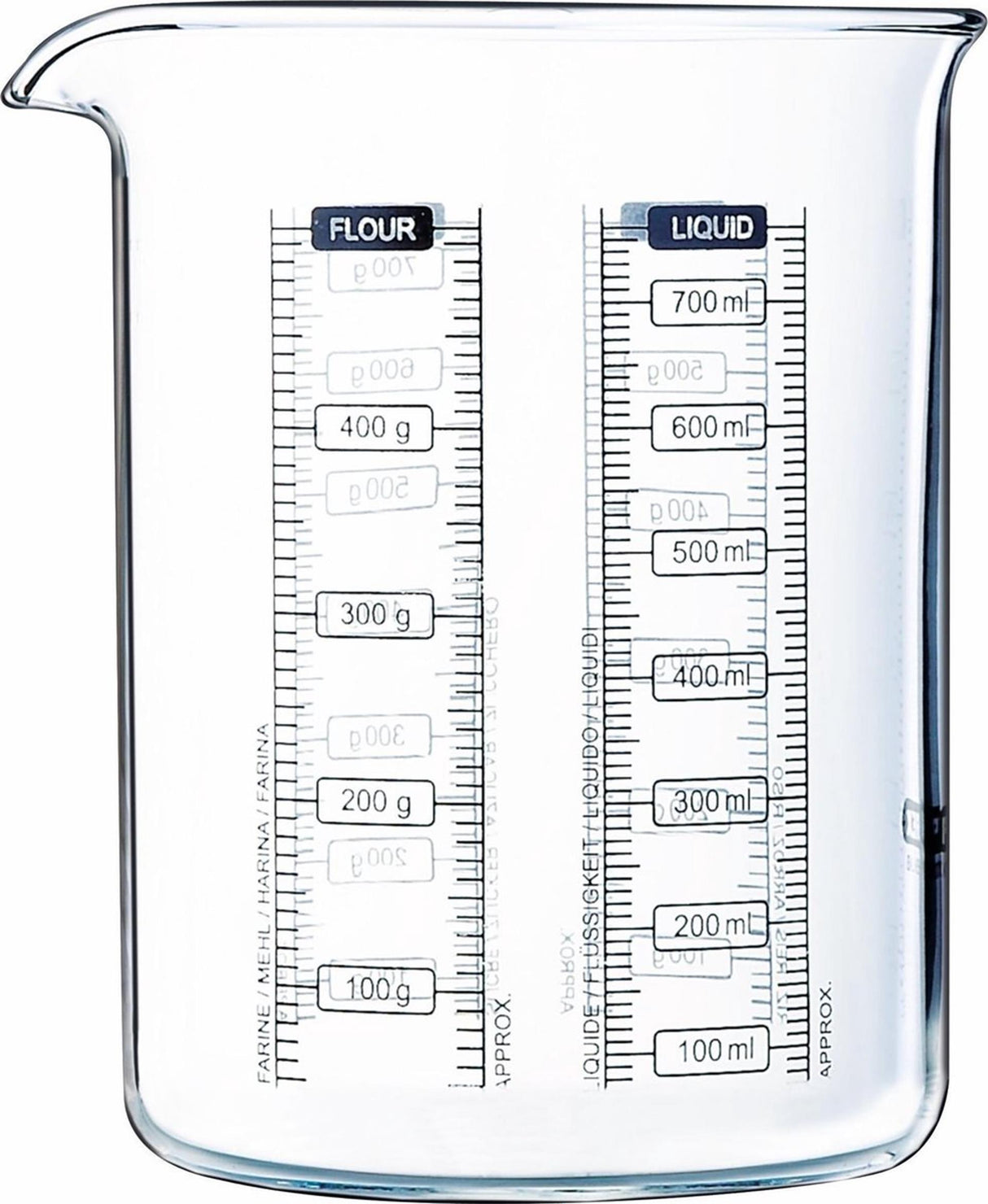 Pyrex prep store klassiske måleglas – 750 ml – glas