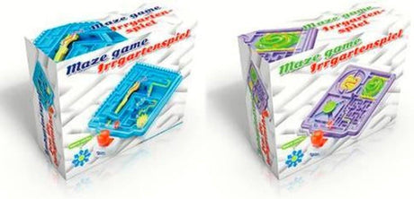 Bongers legetøjslabyrintspil med joystick til at rulle bolden til hullet, 2 assorterede