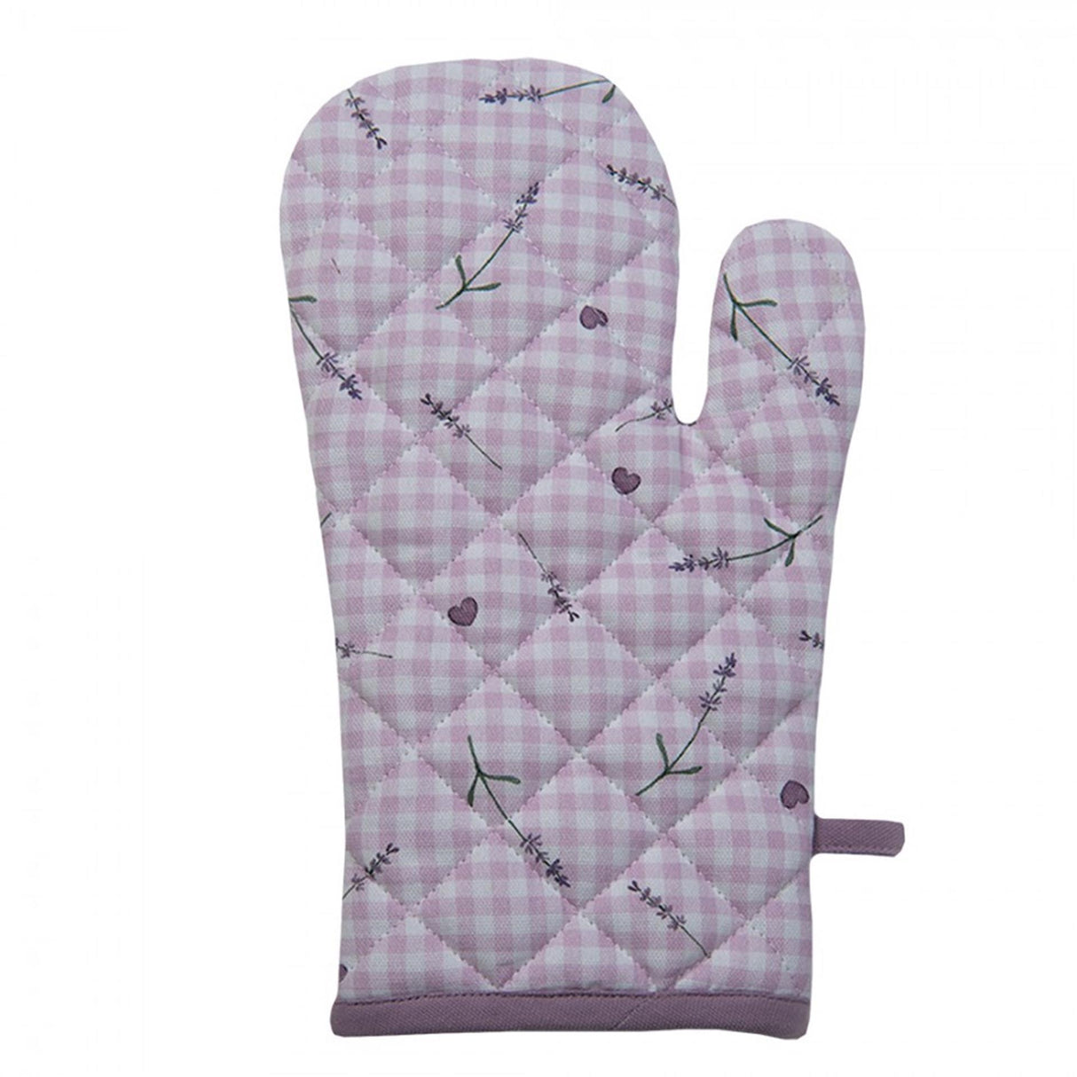 Clayre eef ovnhandske lavendel lilla18x30cm bomuld