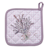 Clayre eef grydelapp lavendel 20x20cm
