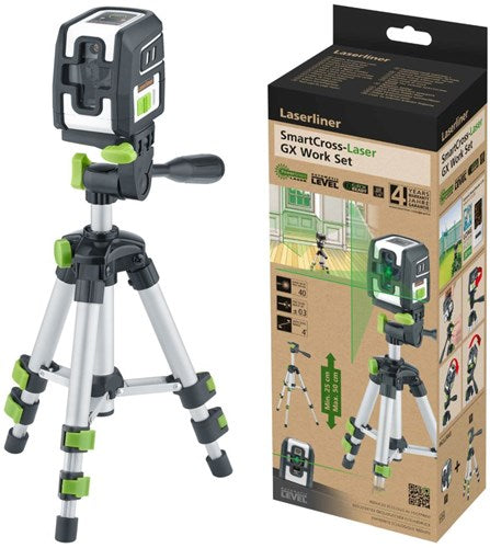 Laserliner smartcross laser green cross line laser gx arbejdssæt - 036.733e