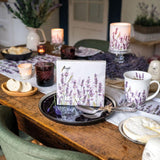 Ambiente servietter lavendel nuancer 33cm