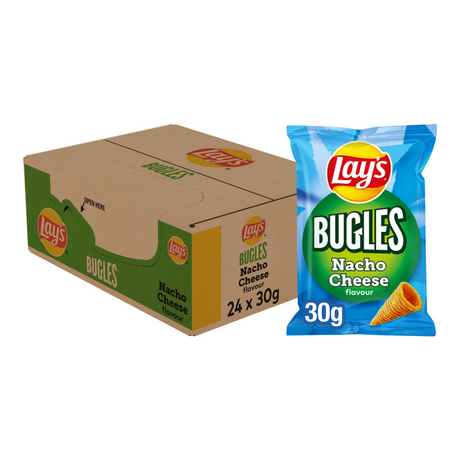 Lay's bugles nacho ost - chips - 24 x 30 gram