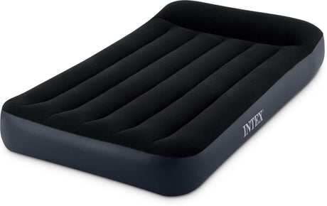 Intex dobbelt pudestøtte klassisk luftseng med indbygget pumpe (220-240v) 99x191x25cm
