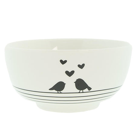 Clayre eef skål fugle ø14x7cm 500ml