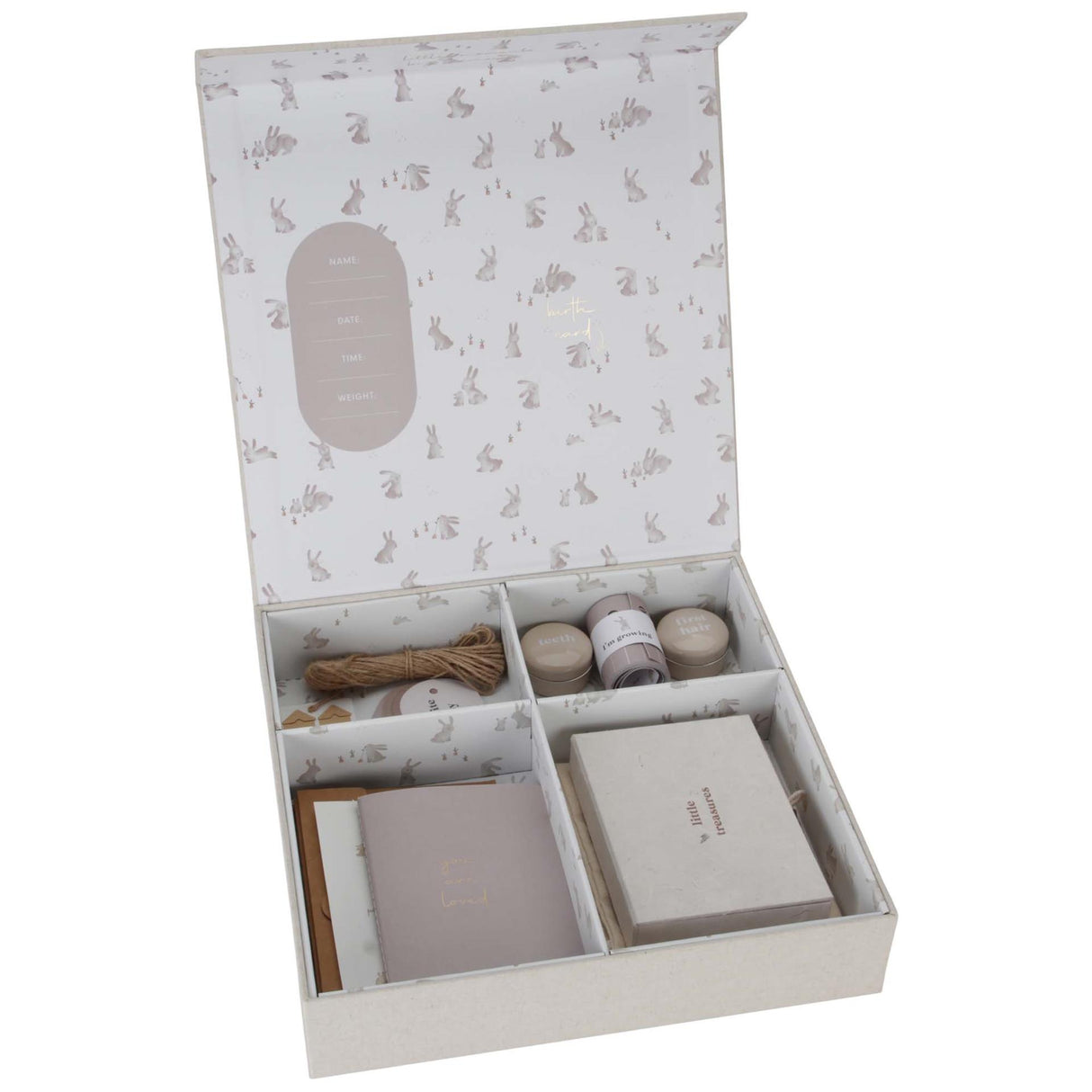 Lille hollandsk memories box baby bunny fsc
