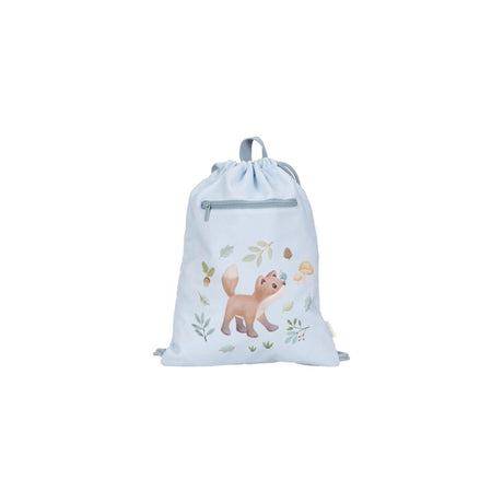 Lille hollandsk gymnastiktaske skovvenner 38x29cm