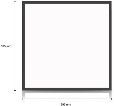 Enzo led backlit paneel zwart 60x60cm 30w 4050lm tri-white - 5016250