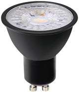 Enzo led spot gu10 230v 5-50w 60gr zwart 4000k dimbaar - led0642