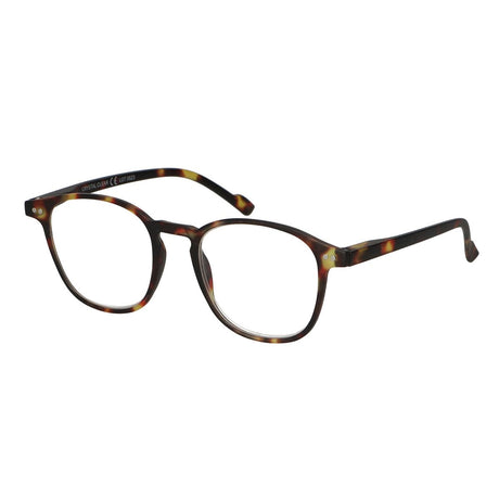 Spectrum læsebriller ultra flade i etui havana 2,50