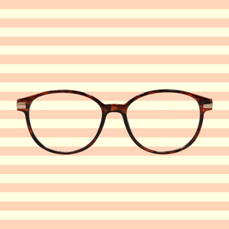 Spectrum 12 stykker læsebriller Havana guld assorteret klassisk rund