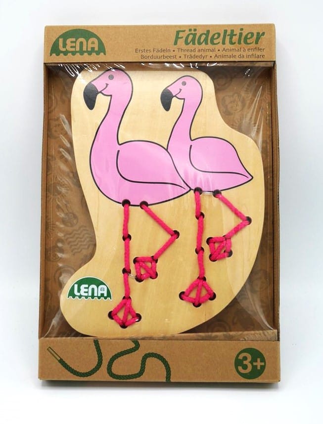 Lær at tråde Selecta lena med denne flamingo