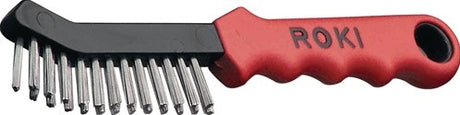 Lessmann staalborstel | lengte 225 mm | 0,35 mm staal | 2-rijig | 1 stuk - 182401 182401